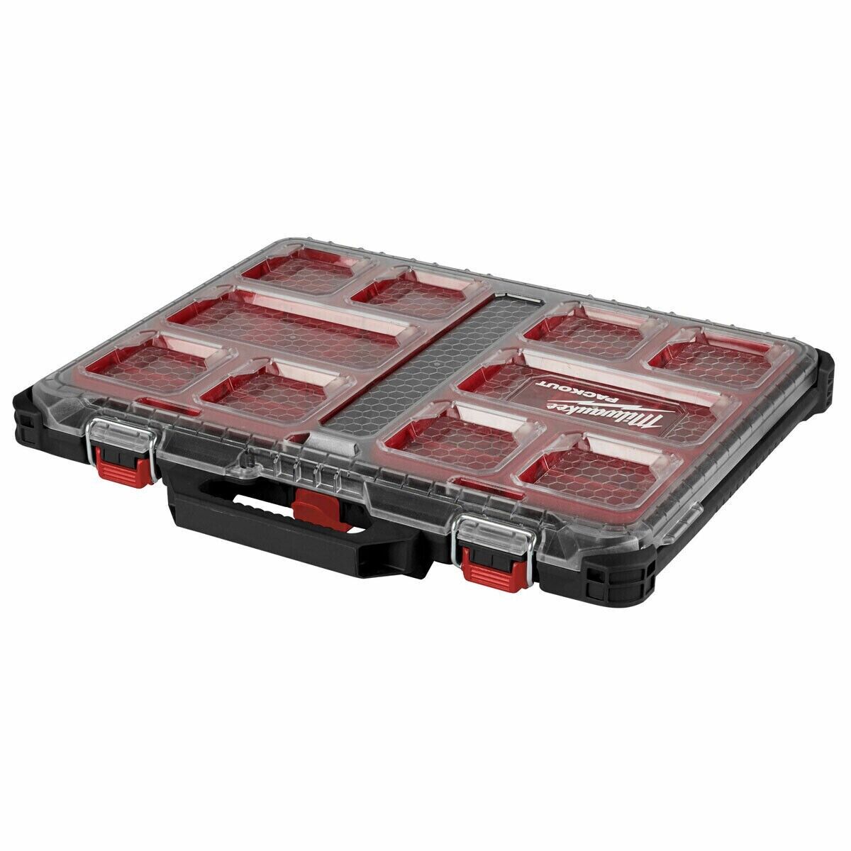 Milwaukee 4932471064 Packout Compact Slim Accessories Organiser Case - MonkeyTools