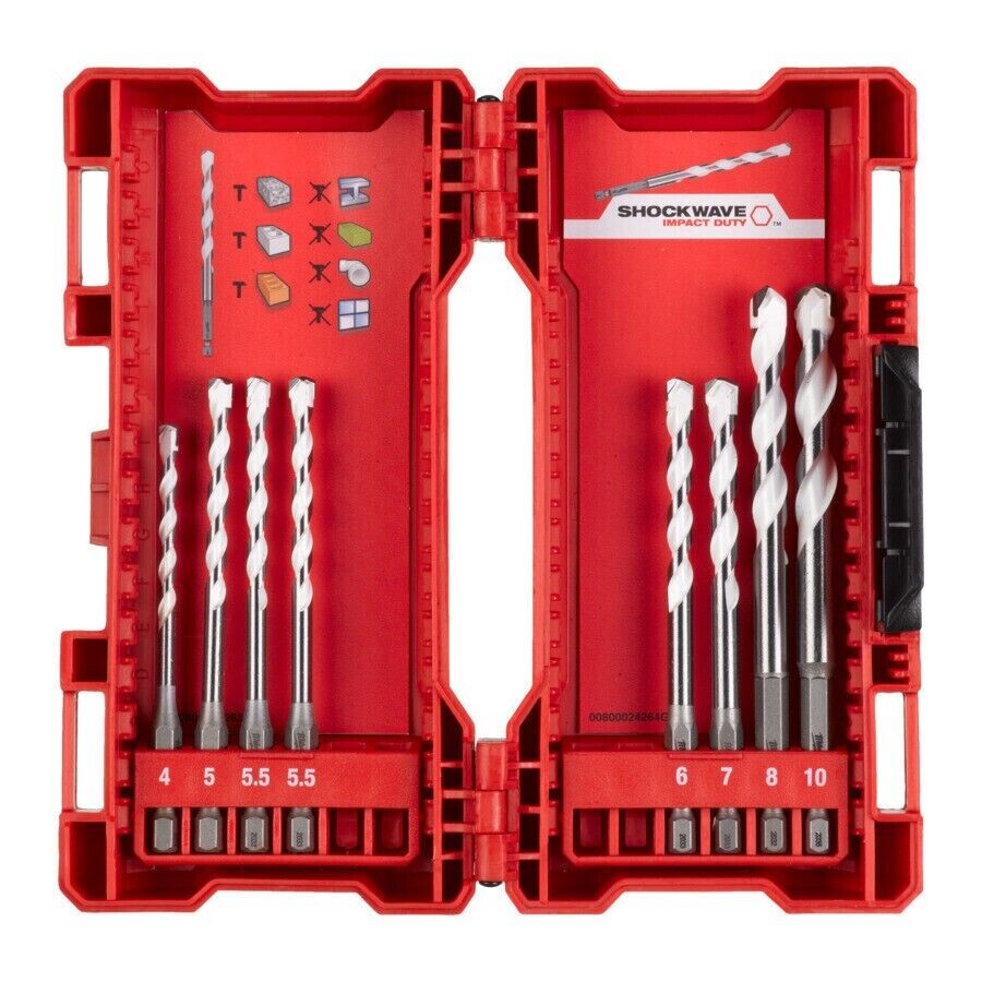 Milwaukee 4932471113 Multi Material Drill Bit Set 1 - 8 Piece - MonkeyTools