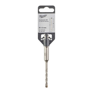 MILWAUKEE 4932471212 SDS+ CONTRACTOR 2C 5MM X 110MM DRILL BIT - MonkeyTools