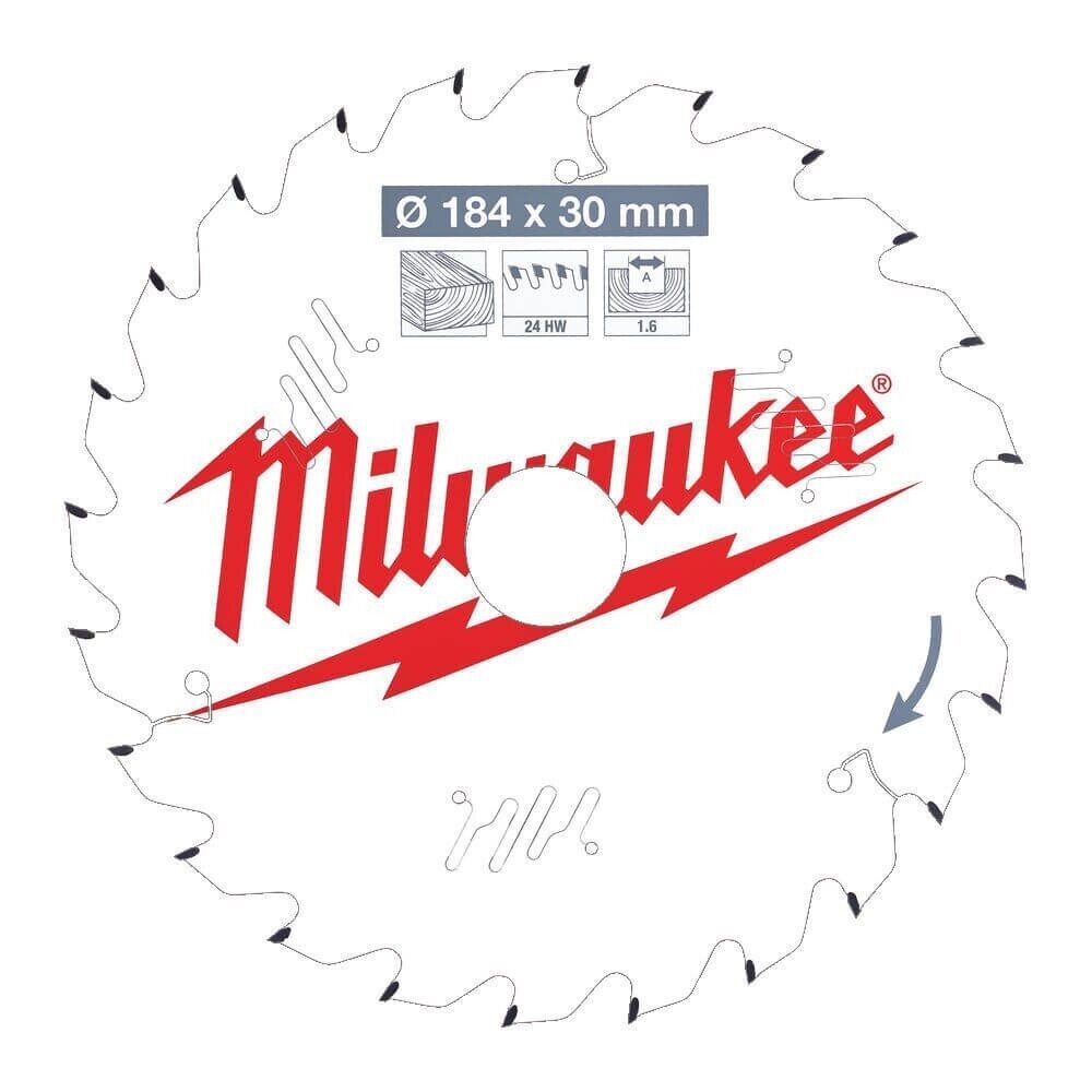 Milwaukee 4932471297 184x30mm 24t Circular Saw Blade - MonkeyTools