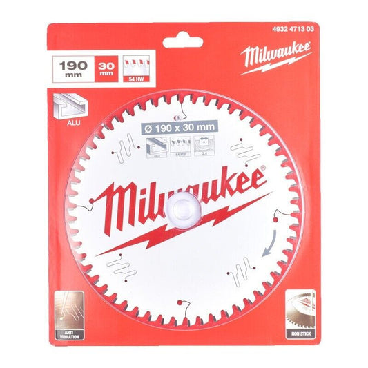 Milwaukee 4932471303 190 x 30 x 2.4 x 54T Circular Saw Blade - MonkeyTools