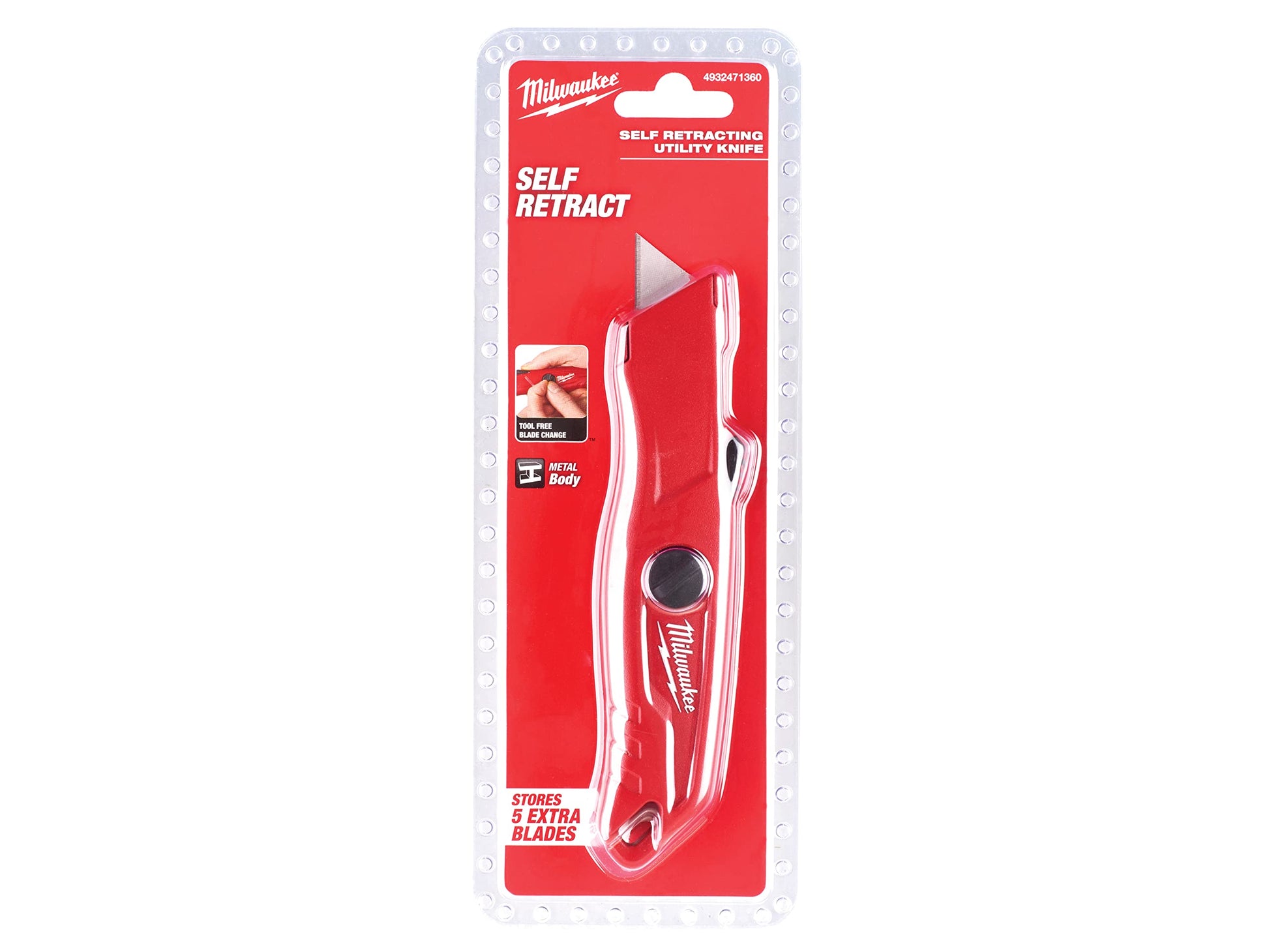 MILWAUKEE 4932471360 SELF-RETRACTING SAFETY KNIFE - MonkeyTools