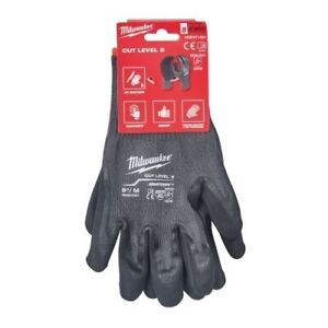 Milwaukee 4932471427 Cut Gloves Level 5 Dipped Resistant Safety Work XXL/11 - MonkeyTools
