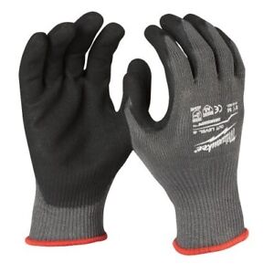 Milwaukee 4932471427 Cut Gloves Level 5 Dipped Resistant Safety Work XXL/11 - MonkeyTools