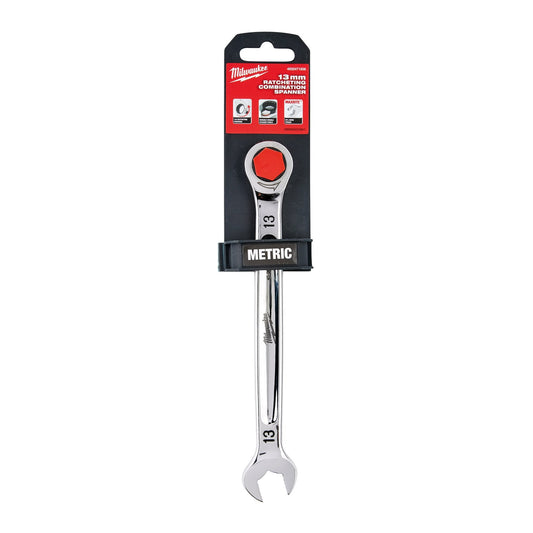 Milwaukee 4932471506 Maxbite 13mm Ratcheting Combination Spanner - MonkeyTools