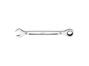Milwaukee 4932471508 Maxbite 15mm Ratcheting Combination Spanner - MonkeyTools