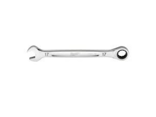 Milwaukee 4932471510 Maxbite 17mm Ratcheting Combination Spanner - MonkeyTools