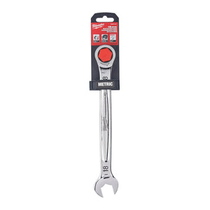 Milwaukee 4932471511 Maxbite 18mm Ratcheting Combination Spanner - MonkeyTools