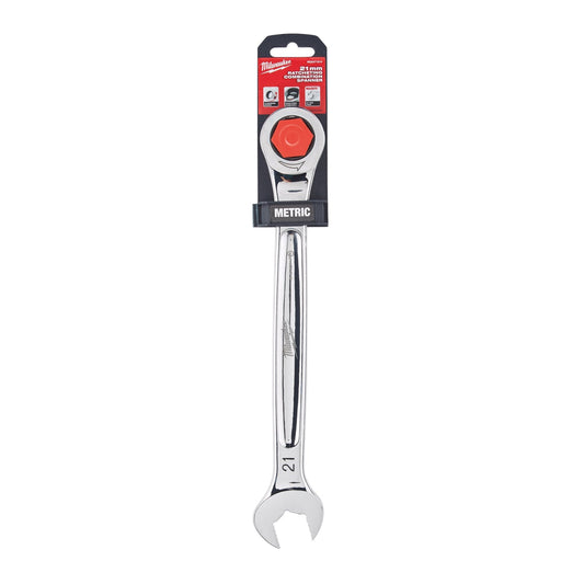 Milwaukee 4932471514 Maxbite 21mm Ratcheting Combination Spanner - MonkeyTools