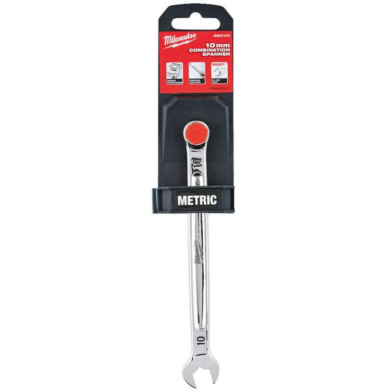Milwaukee 4932471518 Maxbite 10mm Combination Spanner - MonkeyTools