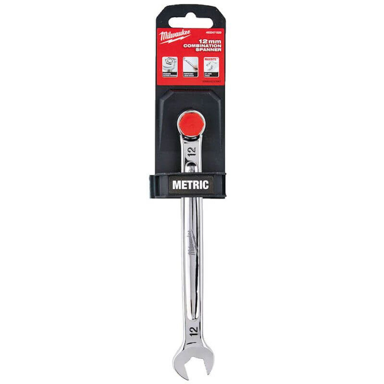 Milwaukee 4932471520 Maxbite 12mm Combination Spanner - MonkeyTools