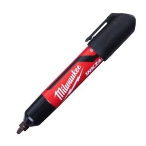 Milwaukee 4932471554 Inkzall Black Chisel Tip Marker 6.2mm 3 Pack - MonkeyTools