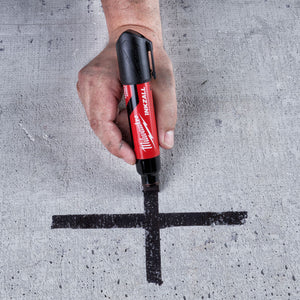Milwaukee 4932471558 INKZALL XL Chisel Tip Marker Black - MonkeyTools