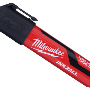 Milwaukee 4932471558 INKZALL XL Chisel Tip Marker Black - MonkeyTools