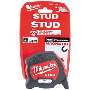MILWAUKEE 4932471626 GEN II STUD MAGNETIC TAPE MEASURE METRIC ONLY 5M - MonkeyTools