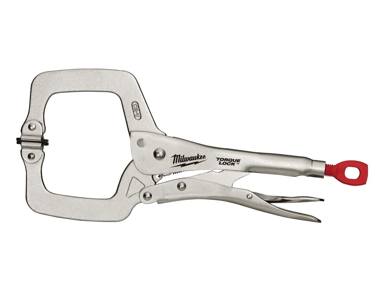 Milwaukee 4932471727 Locking C-Clamp with Swivel Pads 11 Inch / 280mm - MonkeyTools