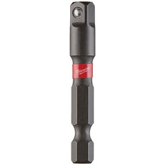 Milwaukee 4932471826 50mm 1/4" Hex to 1/4" Square Shockwave Adapter