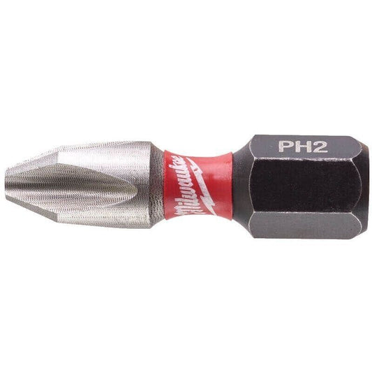 Milwaukee 4932472036 2 Pack Wear Guard Tip 25mm PH2 Philips Head Screwdriver Bit - MonkeyTools