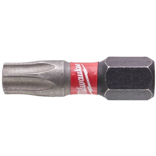 Milwaukee 4932472046 SHW Tx30 25mm Shockwave Wear Guard Tip Screwdriver Bit x2 - MonkeyTools