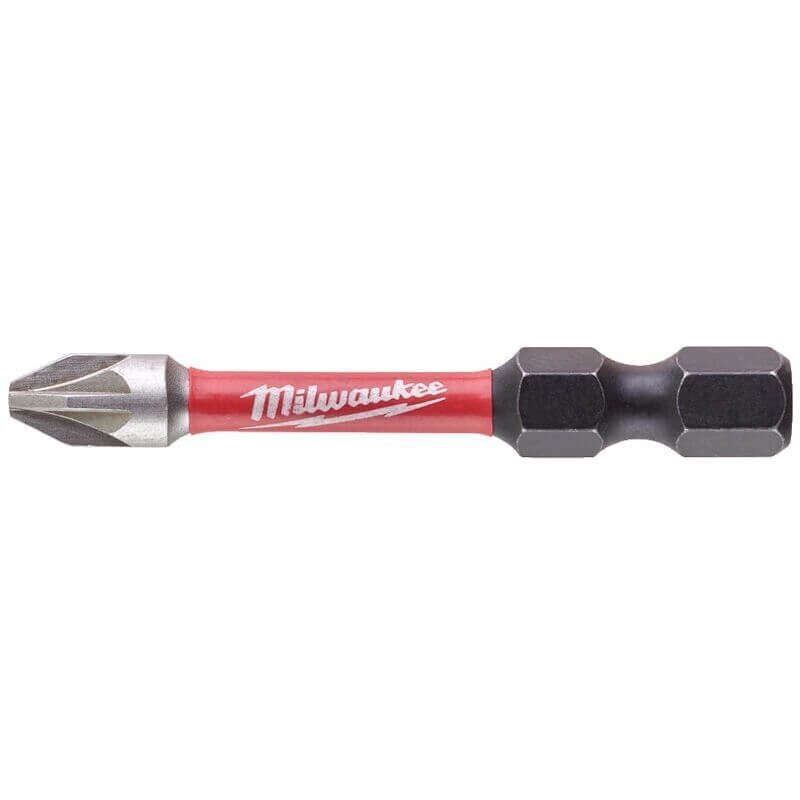 Milwaukee 4932472050 SHOCKWAVE Impact Duty Screwdriver Bit CD PZ2 50mm 10pk - MonkeyTools
