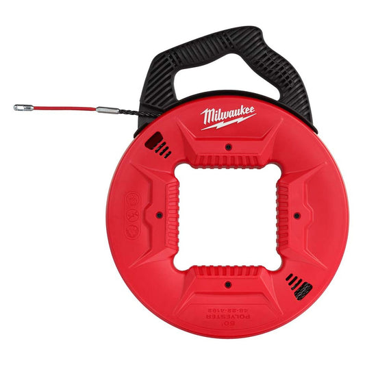 MILWAUKEE 4932472118 POLYESTER HIGHLY FLEXIBLE FISH TAPE 15M - MonkeyTools