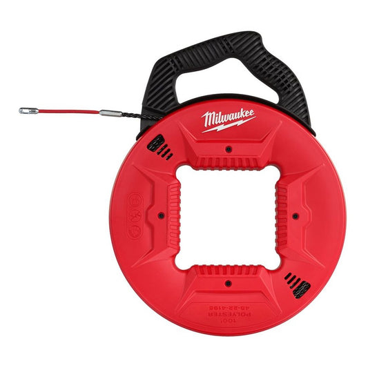 MILWAUKEE 4932472119 POLYESTER HIGHLY FLEXIBLE FISH TAPE 30M - MonkeyTools