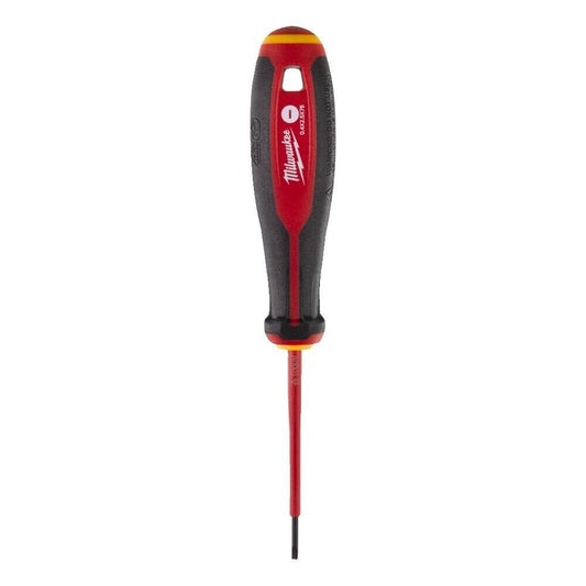 Milwaukee 4932478712  - Tri-Lobe VDE Screwdriver - Slotted 0.4 x 2.5 x 75 - MonkeyTools