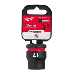 Milwaukee 4932480311 - ½" SHOCKWAVE IMPACT DUTY Impact Socket - Standard - 17mm
