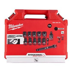 Milwaukee 4932480456 13 Piece Shockwave 1/2" Driver Impact Socket Set