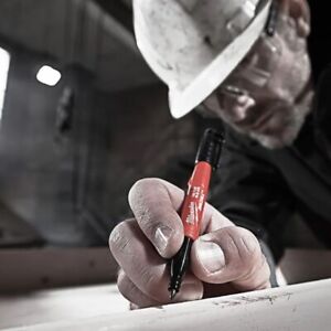 Milwaukee 4932480551 Inkzall Black Job Site Marker Pens - Set of 4 - MonkeyTools