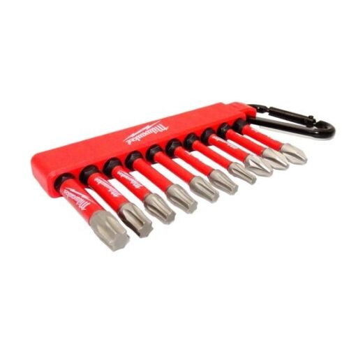 Milwaukee 4932480941 10 Piece Carabiner Screwdriver Bits Set - MonkeyTools