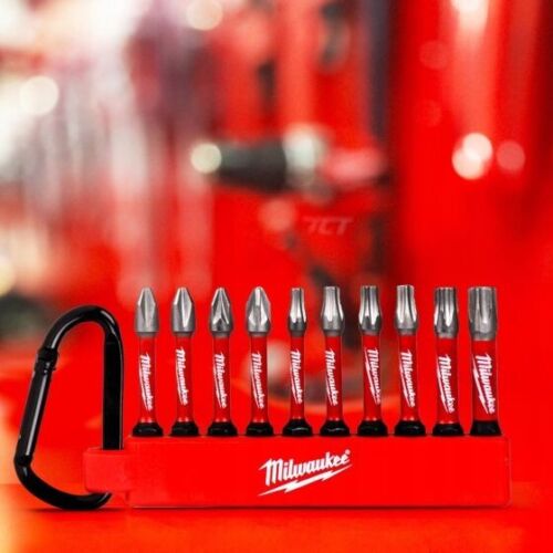 Milwaukee 4932480941 10 Piece Carabiner Screwdriver Bits Set - MonkeyTools