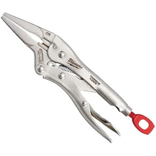MILWAUKEE 6" TORQUE LOCK LONG NOSE LOCKING PLIERS - 4932471731 - MonkeyTools