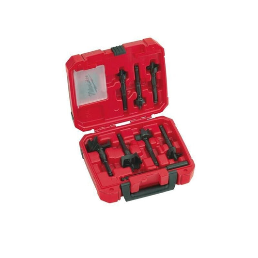 Milwaukee 8pce Selfeed Wood Boring Kit 25 – 65mm - 4932479488 - MonkeyTools