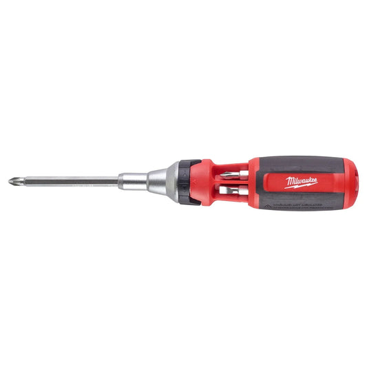 MILWAUKEE 9-IN-1 UNIVERSAL RATCHETING MULTI-BIT SCREWDRIVER 4932471598 - MonkeyTools
