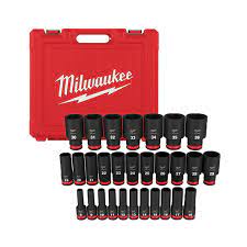 Milwaukee 9mm Shockwave Impact Duty 1/2" Drive Deep Impact Socket 4932480327 - MonkeyTools