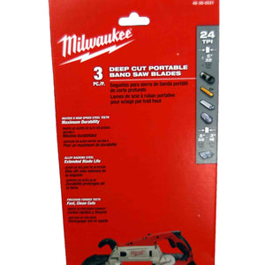 Milwaukee Band Saw Blade 24 TPI - 1140mm 3 Pack 48390531 - MonkeyTools