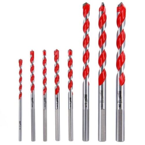 MILWAUKEE CONCRETE DRILL BIT SET WITH TUNGSTEN CARBIDE TIPS X8 PCS 4932471192 - MonkeyTools