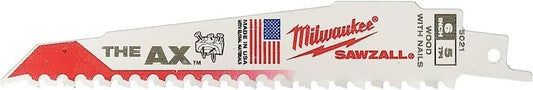 Milwaukee Contractor Pack Reciprocating Saw Blades 6”/150mm. 5/8TPI - “THE AX” - MonkeyTools
