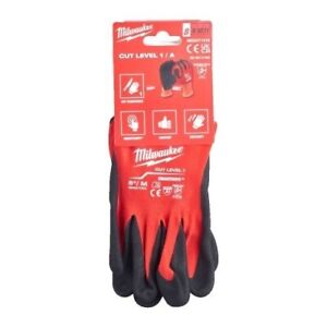 MILWAUKEE CUT LEVEL 1 DIPPED GLOVES XL LARGE - MILWAUKEE WORK GLOVES 4932471418 - MonkeyTools