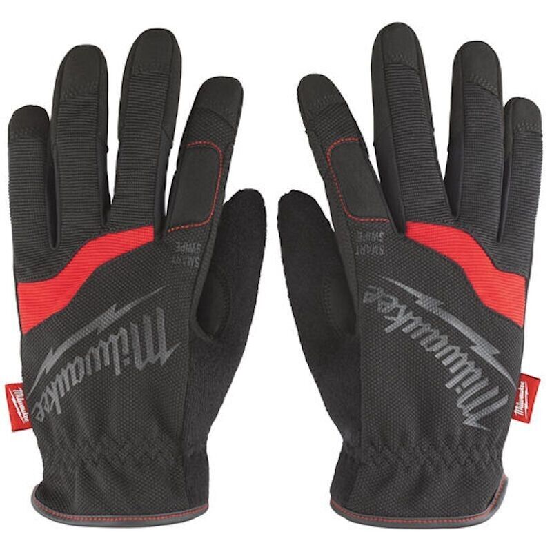 Milwaukee Flexible Lightweight Work Gloves (M) Reinforced Thumb Breathable Back - MonkeyTools