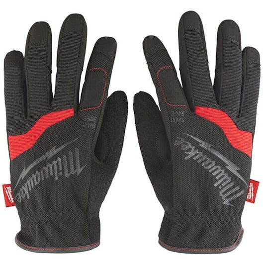 Milwaukee Flexible Lightweight Work Gloves (M) Reinforced Thumb Breathable Back - MonkeyTools