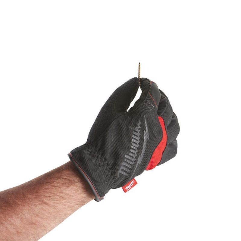 Milwaukee Flexible Lightweight Work Gloves (M) Reinforced Thumb Breathable Back - MonkeyTools