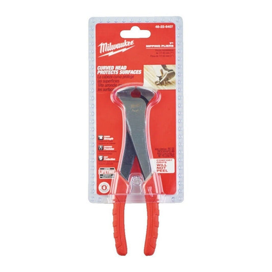 Milwaukee Hand Tools 48226407 Nipping Pliers 180mm MHT48226407 - MonkeyTools