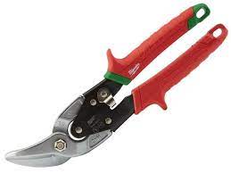 Milwaukee Hand Tools Offset Metal Aviation Snips Right Cut MHT48224522 - MonkeyTools