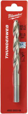 Milwaukee HSS-G THUNDERWEB Metal Drill Bit 11.0mm (Pack of 1) - 4932352369 - MonkeyTools