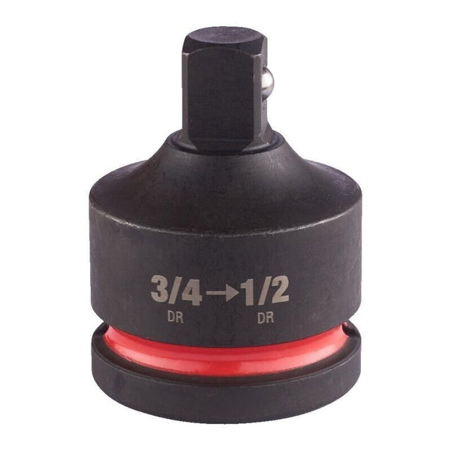 Milwaukee Impact Socket Adaptor Reducer 3/4" to 1/2" Drive SHOCKWAVE Impact Duty - MonkeyTools