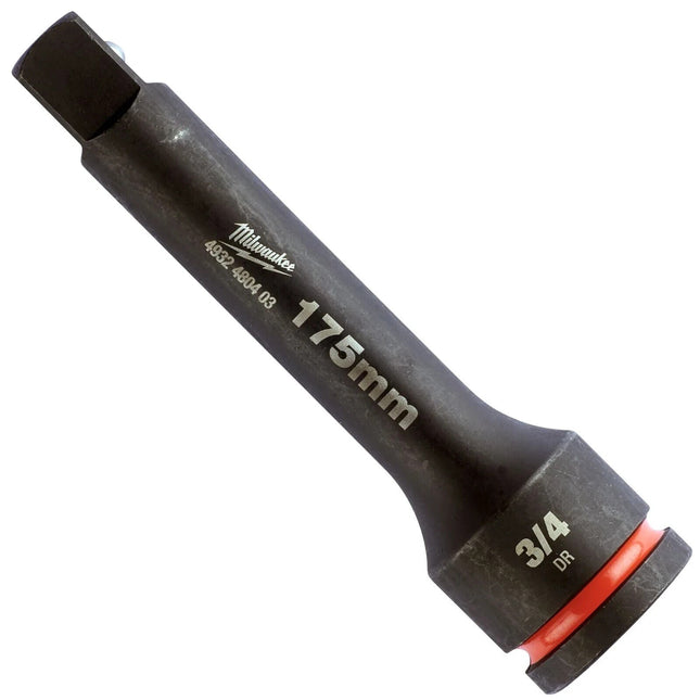 Milwaukee Impact Socket Extension Bar 175mm 3/4" Drive SHOCKWAVE Impact Duty - MonkeyTools
