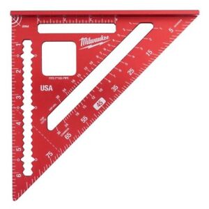 Milwaukee Imperial Rafter Square - 7" - Red - 4932472123 - MonkeyTools