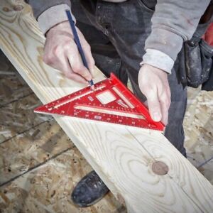 Milwaukee Imperial Rafter Square - 7" - Red - 4932472123 - MonkeyTools